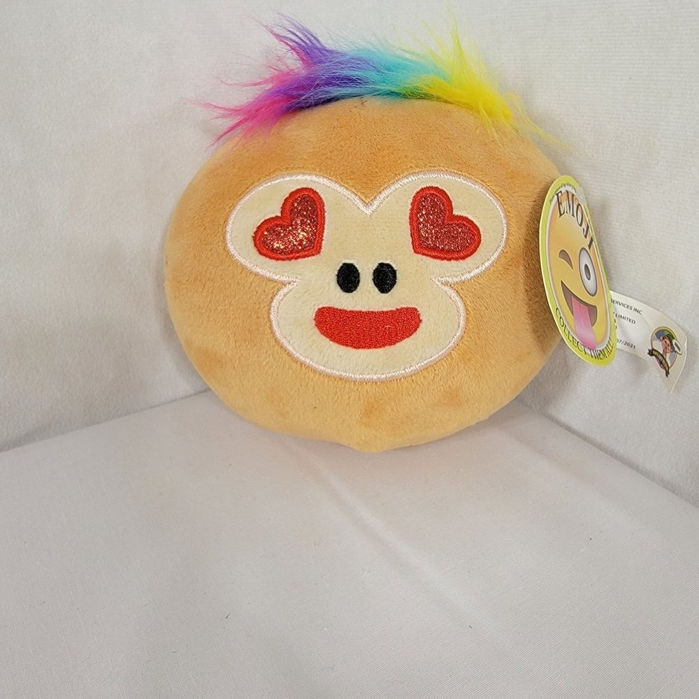 Livoti Toys Gift Limited Heart Eyes Emoji Collect Them All 5 Inches Plush